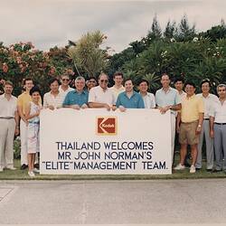 Photograph - Kodak Australasia Pty Ltd, Australasian & Asian Regional Sales Team for Health Imaging, Thailand, 1989