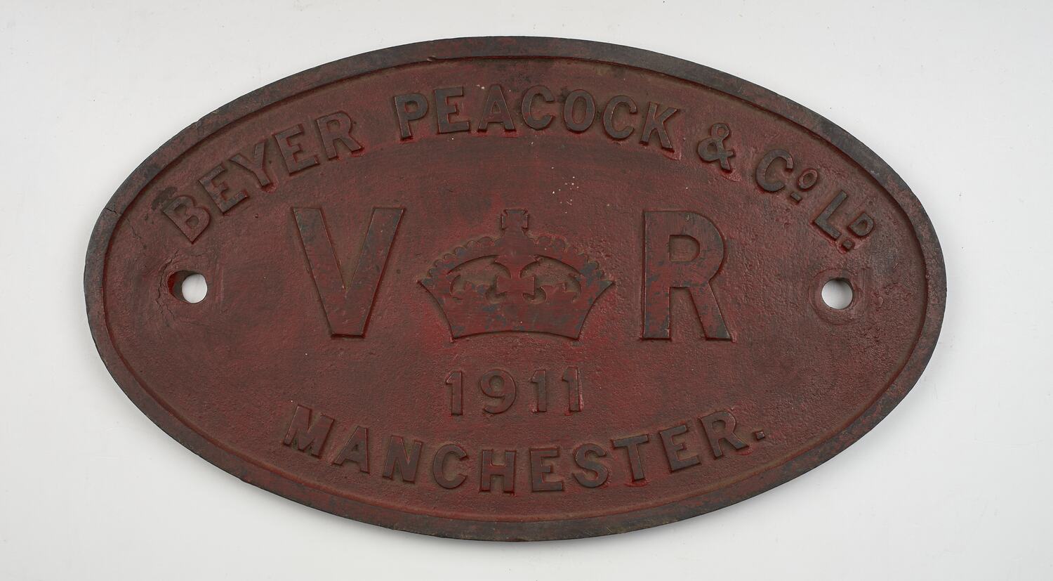 Locomotive Builders Plate - Beyer Peacock & Co. Ltd., Manchester ...