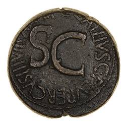 Coin - Sestertius, Emperor Augustus, Ancient Roman Empire, 16 BC - Reverse