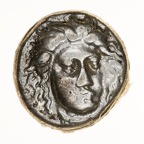 Electrotype Coin Replica - Stater, Obverse, Phistelia, Campania, Italy, Ancient Greek States, circa 500 BC - Obverse