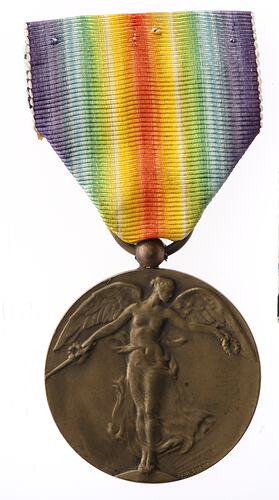 Medal - Victory Medal 1914-1918, Belgium, 1918 - Obverse