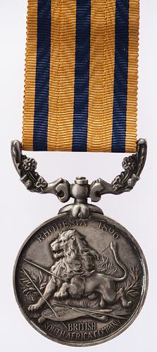 Medal - British South Africa Company's Medal 1890-1897, Queen Victoria, Great Britain, 1896 - Reverse