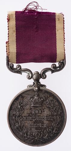 Medal - Meritorious Service Medal, King George V, Great Britain, S. Sergeant L. Tweedie, 1917 - Reverse