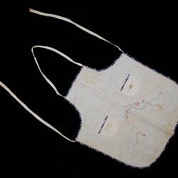 Apron - Embroidered, Calico, Phar Lap, 1930s