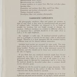 Booklet - Kodak Australasia Pty Ltd, 'Facts for Sensitized Goods Workers', circa 1946-1956, Page 4