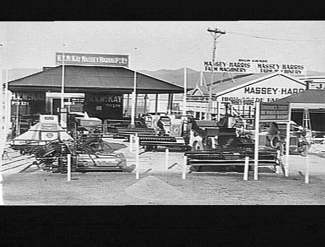 MCKAY MASSEY STANDS ADELAIDE SHOW: SEPT 1932