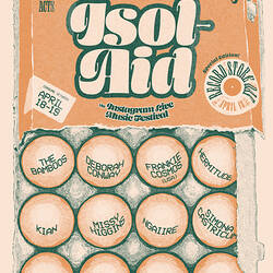 Isol-Aid Online Music Festival, Edition 5, Designed by Sebastian White, 18-19 April 2020