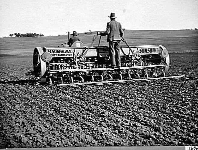 MR. E. V. H. WILSDON: WINNER OF S. AUST STATE CHAMPIONSHIP CROP COMPETITION: 1937-38: SNAPS OF PRIZE WINNING CROP OF `DUNDEE' WHEAT