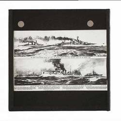 Lantern Slide - Ships of the First Cruiser Squadron, 1923