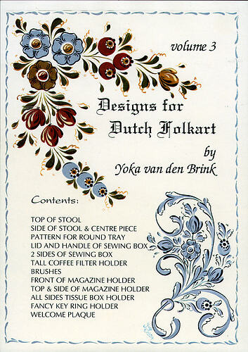 Reference Sheets - Hindeloopen Folk Art