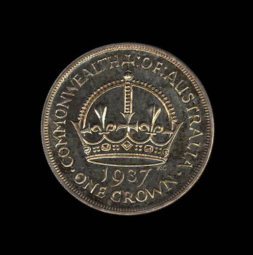 Australia, Crown (5 Shillings), Obverse