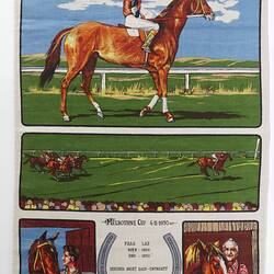 Tea Towel -'A Tribute to Phar Lap', Melbourne, 1986