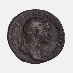 Coin - Denarius, Emperor Trajan, Ancient Roman Empire, 112-117 AD