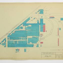 Site Plan - H.V. McKay Massey Harris, Factory Plan, Sunshine, Victoria, 1933
