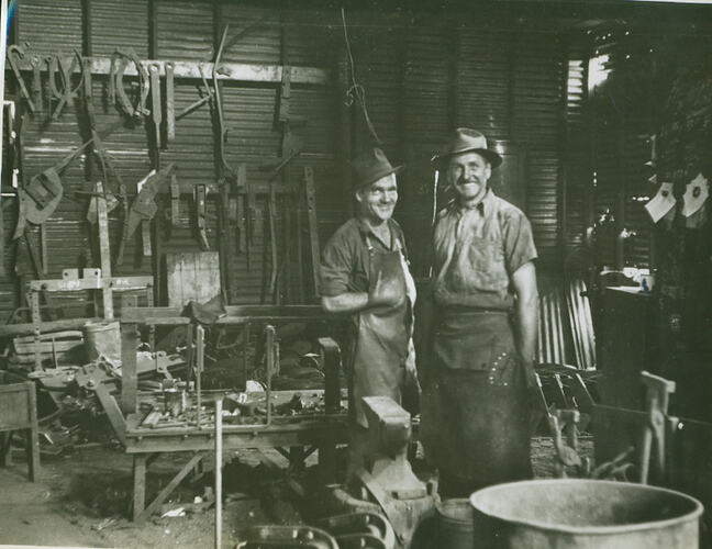 Photograph - Blacksmiths workshop