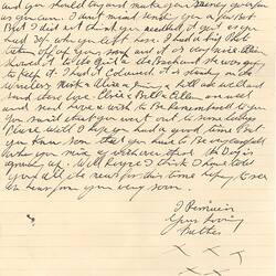 Page - Letter, Father to Royce, Personal, 17 Feb 1942