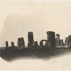Photograph - Stonehenge, England, Tom Robinson Lydster, World War I, 1916-1919
