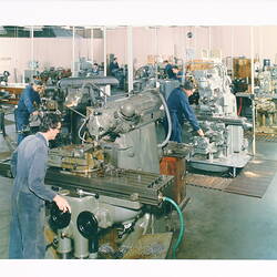 Photograph - Kodak (Australasia) Pty Ltd, , Engineering Workshop, Engineering Building, Kodak Factory, Coburg, circa 1965