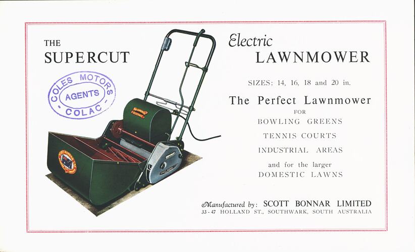 Scott Bonnar Supercut Electric Mower
