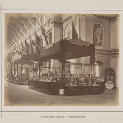 Photograph - French Court, Great Hall, Exhibition Building, 1880-1881