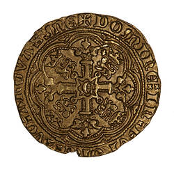 Coin - 1/2 Noble, Edward III, England, 1351