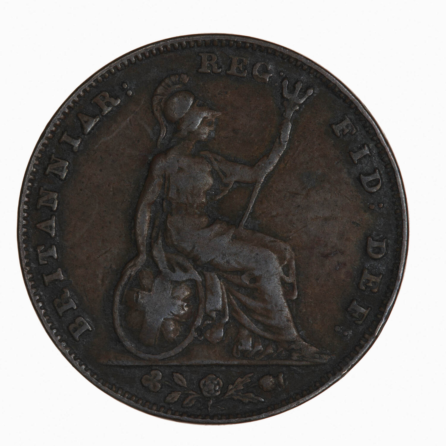 Coin - Farthing, Queen Victoria, Great Britain, 1842