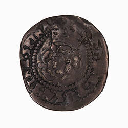 Coin - Halfgroat, James I, Great Britain, 1611-1612 (Obverse)