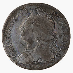 Coin - Sixpence, George II, Great Britain, 1746 (Obverse)