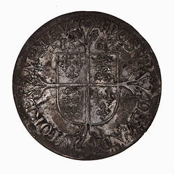 Coin - Sixpence, Elizabeth I, England, Great Britain, 1567 (Reverse)