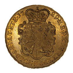 Coin - 5 Guineas, George II, Great Britain, 1729 (Reverse)