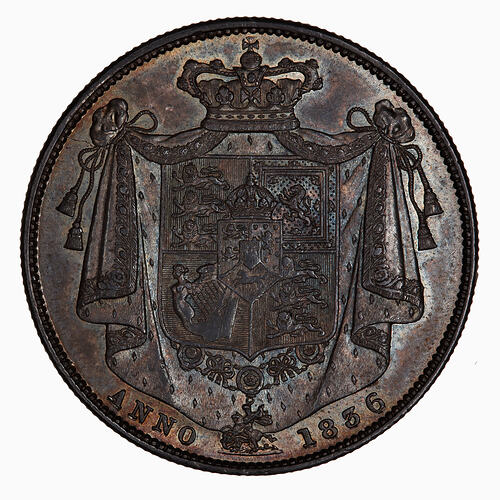 Coin - Halfcrown, William IV,  Great Britain, 1836 (Reverse)