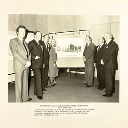 Photograph - Centennial Hall and Gardens Press Conference, Exhibition Building, 28 July 1980