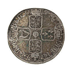 Coin - 1 Shilling, Queen Anne, England, Great Britain, 1707 (Reverse)