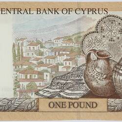 Bank Note - 1 Pound, Cyprus, 01 Feb 2001