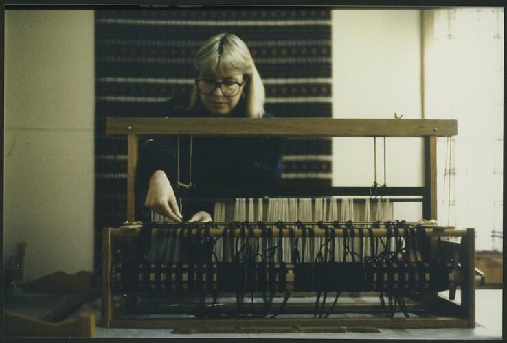 Anita Apinis-Herman at Work, Australia, circa 1992