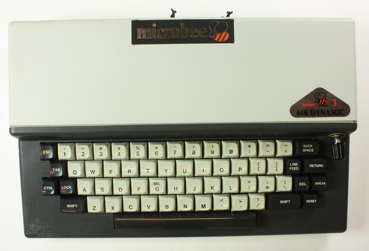 Console with Keyboard - Microbee Computer System, 64Kb, circa 1980
