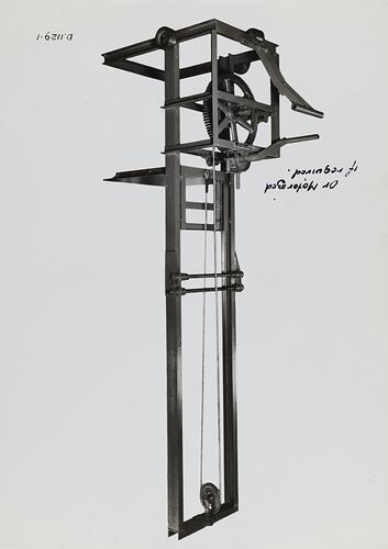 Photograph - Schumacher Mill Furnishing Works, 'Vertical Stacking and Lowering Elevator', Port Melbourne, Victoria, circa 1940s