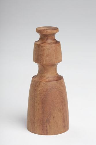 Chess Piece - Adolph Bruhn & Son, Wooden, Black Knight, circa 1970-1990