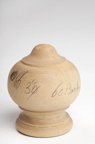 Door Knob - Adolph Bruhn & Son, Wooden, circa 1970-1990
