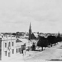 Negative - Kepler Street, Warrnambool, Victoria, circa 1925