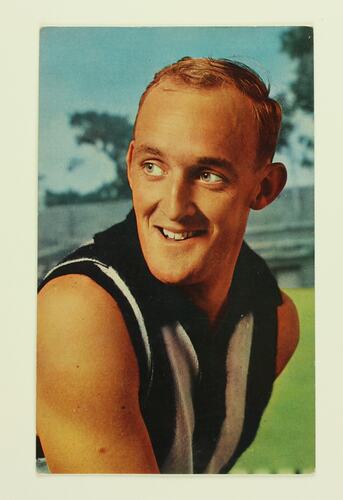 Football Card - John Henderson, Collingwood, Mobil VFL Football Photos Series, 1964