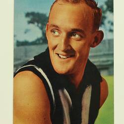 Football Card - John Henderson, Collingwood, Mobil VFL Football Photos Series, 1964