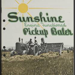 Publicity Brochure - H.V. McKay Massey Harris, 'Sunshine Engine Functioned Pickup Baler', Victoria,1949
