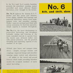 Publicity Brochure - H.V. McKay Massey Harris, No.4 & No. 6, Header ...