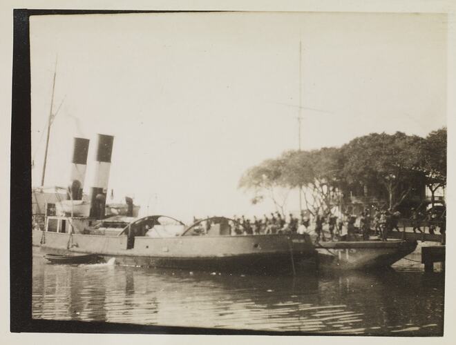 Boat Provisioning the Canal Troops, Egypt, Captain Edward Albert McKenna, World War I, 1914-1915