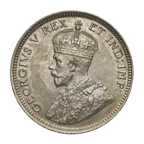 Coin - 25 Cents, British East Africa, 1912