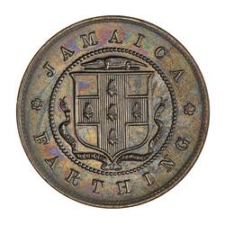 Coin - Farthing, Jamaica, 1914