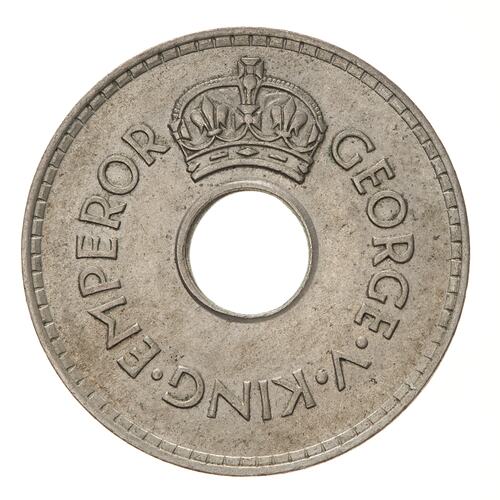 Coin - 1 Penny, Fiji, 1934
