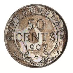 Coin - 50 Cents, Newfoundland, 1907