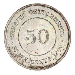Proof Coin - 50 Cents, Straits Settlements, 1902
